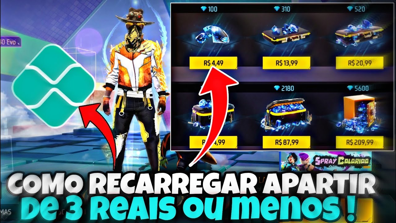 COMO RECARREGAR DIAMANTE NO FREE FIRE ATUALIZADO 2023 ! COMO COMPRAR  DIAMANTE NO FREE FIRE PELO PIX 