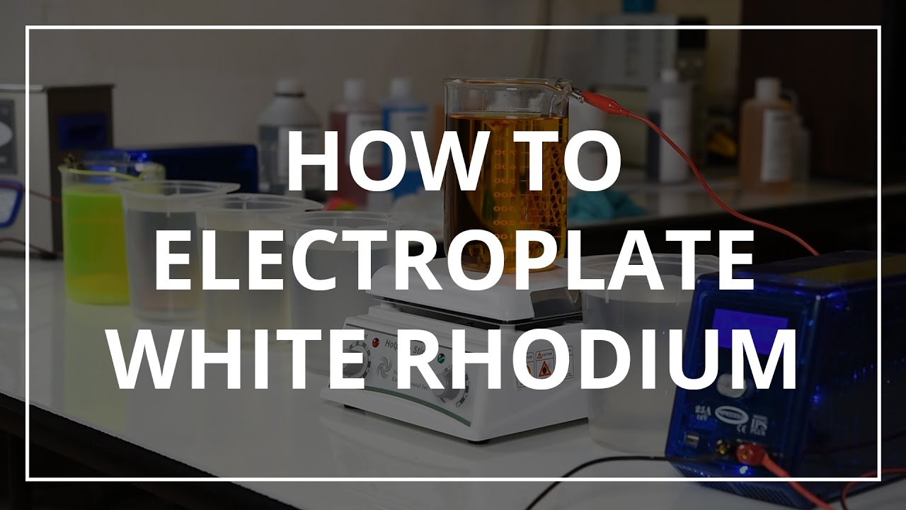 Rhodium Plating Solution - RH2M: Extra White 