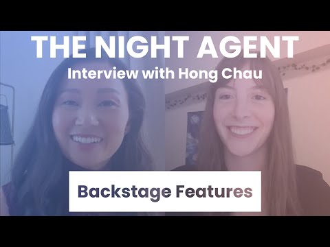 The Night Agent Interview with Hong Chau | Backstage Features with Gracie Lowes
