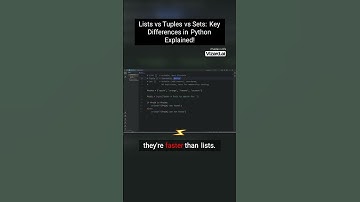 Lists vs Tuples vs Sets  Key Differences in Python Explained!