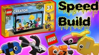 Lego Creator 3 In 1 Fish Tank Speed Build