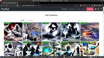 Making AI Art with NightCafe and TextSynth