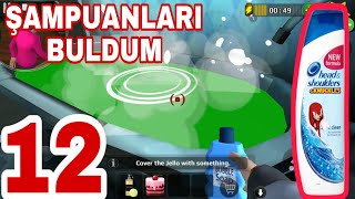 Scary Teacher 3D 12 Level - Bölüm Nasıl Geçilir ? A Sticky Mess /  Şampuan Bölümü