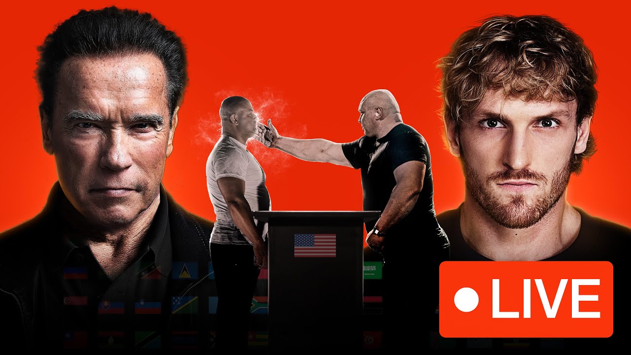 Logan Paul & Arnold Schwarzenegger | Slap Fighting Championship
