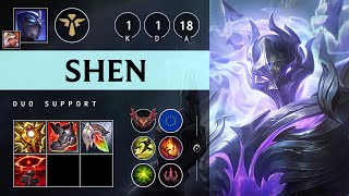 Shen Support vs Milio - EUW Grandmaster Patch 25.13