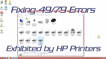 Fixing a 49 or 79 Error on HP Printers