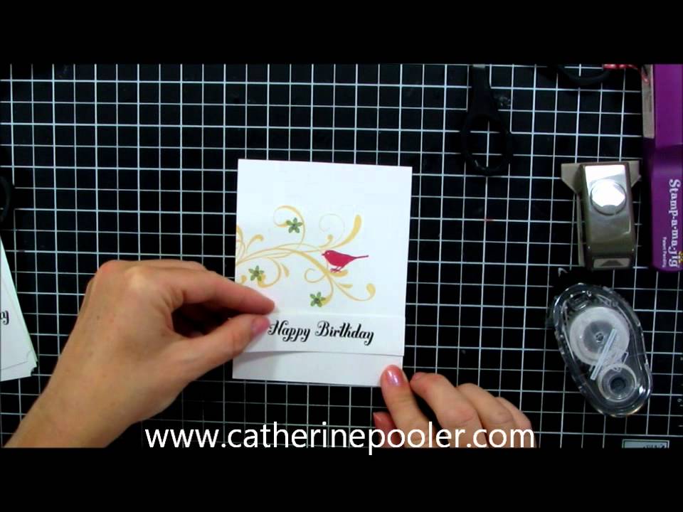 Mass Producible Card Making - How to Rubber Stamp KISS Card 