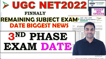 OFFICIAL :- UGC NET 2022 EXAM DATE SHEET | UGC NET 2022 | UGC NET SUBJECT WISE EXAM DATE 2022