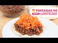 Receta tostadas vegetarianos a la mexicana - #CocinandoConNUSAC- Comida vegetariana