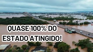 RIO GRANDE DO SUL HOJE: Número de cidades ATINGIDAS chega a quase 90%