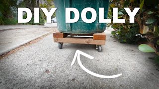 Build your own DOLLY with scrap 2x4&#39;s and don&#39;t break your back