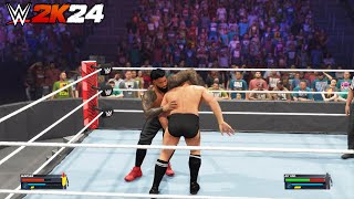 Jey Uso vs. Gunther | King and Queen of The Ring Tournament | Finale RAW | WWE 2K24 Gameplay