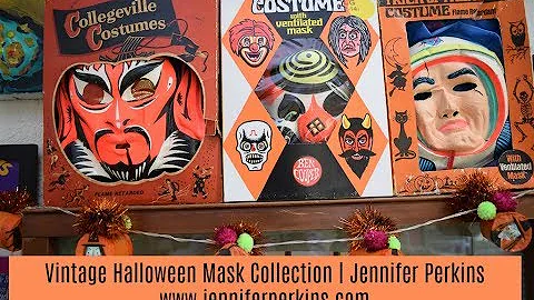 Vintage Halloween Mask Collection | Jennifer Perkins
