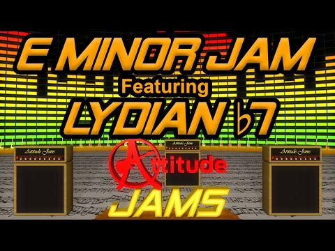 Sinister E Minor Jam Featuring C Lydian Flat 7 - Updated