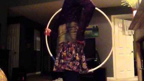 Hoop jump through behind the back tutorial