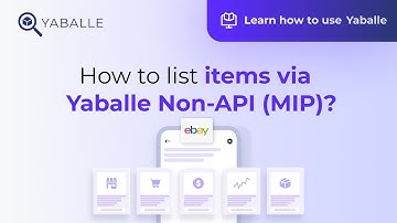 How to list items via Yaballe Non-API (MIP)?