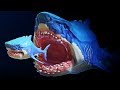 REVENGE of the MEGALODON! - Level 2000+ Megalodon! - Feed and Grow Fish Gameplay