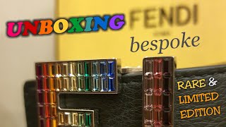 UNBOXING the Finest Find at FENDI – Glittering multi-colored FF reversible belt, RARE & PRICELESS!
