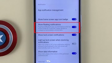 How to enable/disable Show floating notifications on Vivo Y20 Android 10