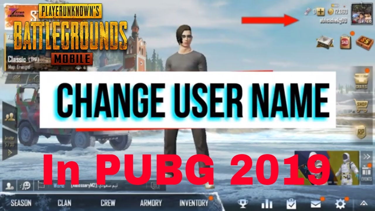 PUBG TIPS & TRICKS #1 | How to Change Username In PUBG Mobile 2019 | How to  Change Name In PUBG Game - 