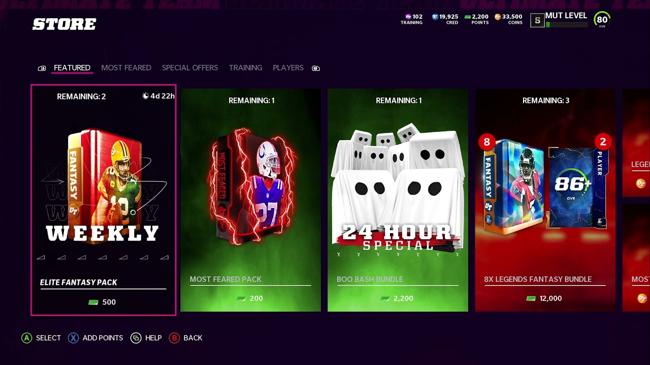 Boo Bash bundle opening - Madden 22
