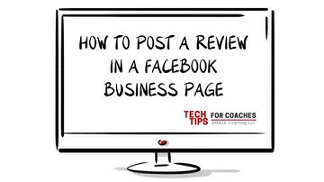 How To Post A Review In A Facebook Business Page