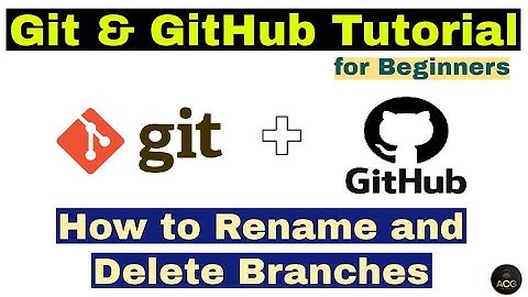 #12 - Git & GitHub Tutorial for Beginners - Rename & Delete Branches | Using checkout command