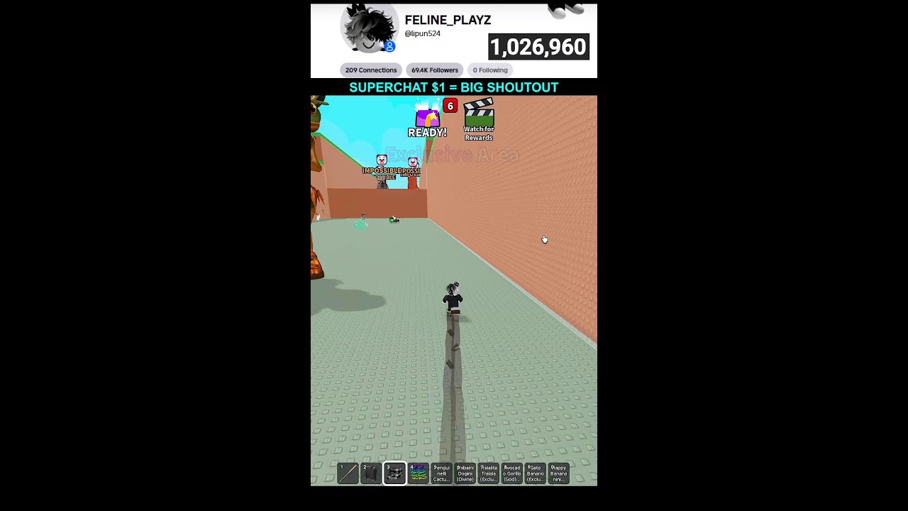 Playing A Brand New Brainrots! Every Viewers Can Join!