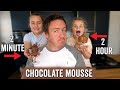 2 minute vs 2 hour chocolate mousse recipe