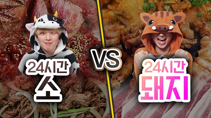 24시간동안 소고기 VS 돼지고기!! 정말 소고기가 더 맛있을까?!