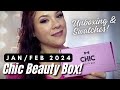 Januaryfebruary 2024 chic beauty box unboxing