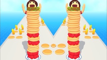 Pancake 🥞 Run | Amazing Gameplay All Levels Walkthrough (Android, iOS) | Level #15