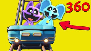 Catnap + Smiling Critters in the Freddy Fazbear 360 Roller Coaster