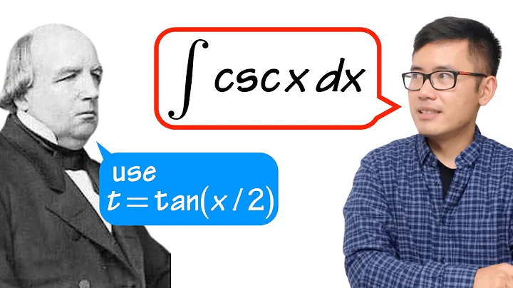how Weierstrass would integrate csc(x)