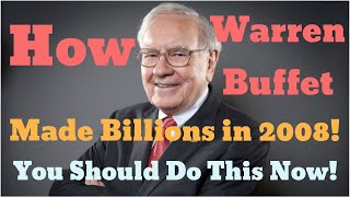 💰How Warren Buffett Made Billions From 2008 Crisis. Get FREE Stocks in Description / Comment.