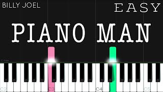 Billy Joel - Piano Man | EASY Piano Tutorial chords