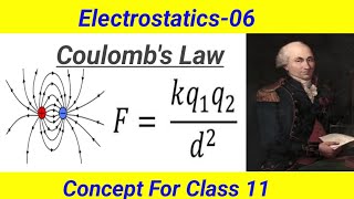 Coulumbs Law Class11 ||P-06||CoulombsLaw Electrostatics