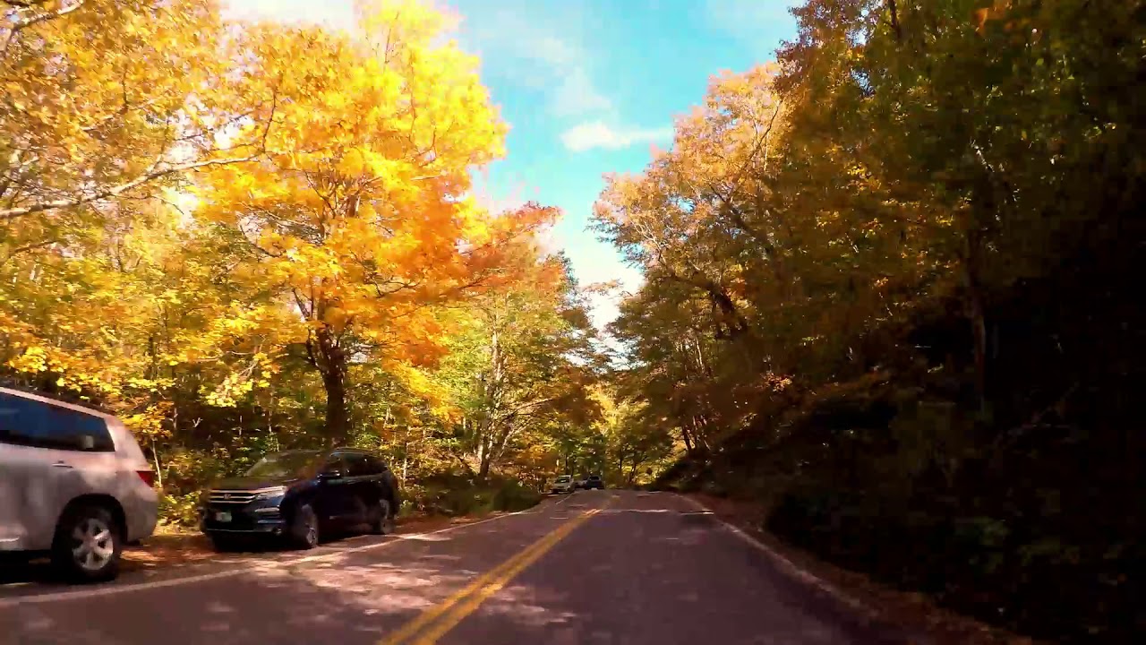 Scenic Drive Through Beautiful Smugglers Notch Vermont 