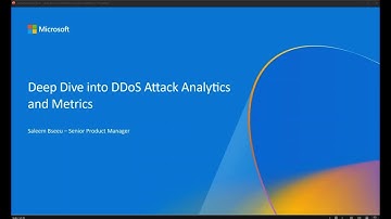 Deep Dive into DDoS Attack Analytics and Metrics