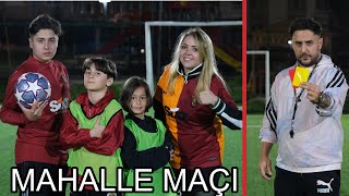 ANNEMLE MAHALLE MAÇI YAPTIK CHALLENGE !! CİPS KOLA ISMARLAMALI