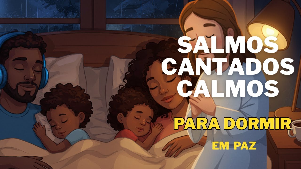 Salmos Cantados para Dormir Em Paz | Sussurros Divinos Que Transformam Ansiedade Em Descanso 🕊️
