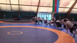 Sərbəst Güləşçilərin Zalda Qaçışı