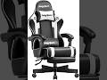 Gaming Chair for Adults Gamer Game - Ergonomic Gaming Chair with Footstool, Headrest,
