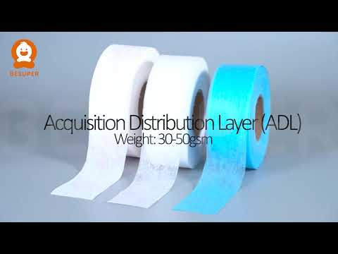 Diaper Raw Meterial: Acquisition Distribution Layer(ADL)