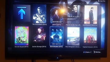 how to navigate through Kodi