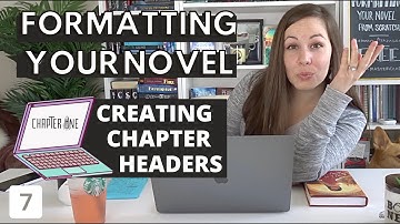 Creating fancy CHAPTER HEADERS in CANVA when formatting your novel from scratch (Formatting Part 7)