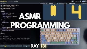 CSS Battle 31st July: Keyboard Only ASMR Coding