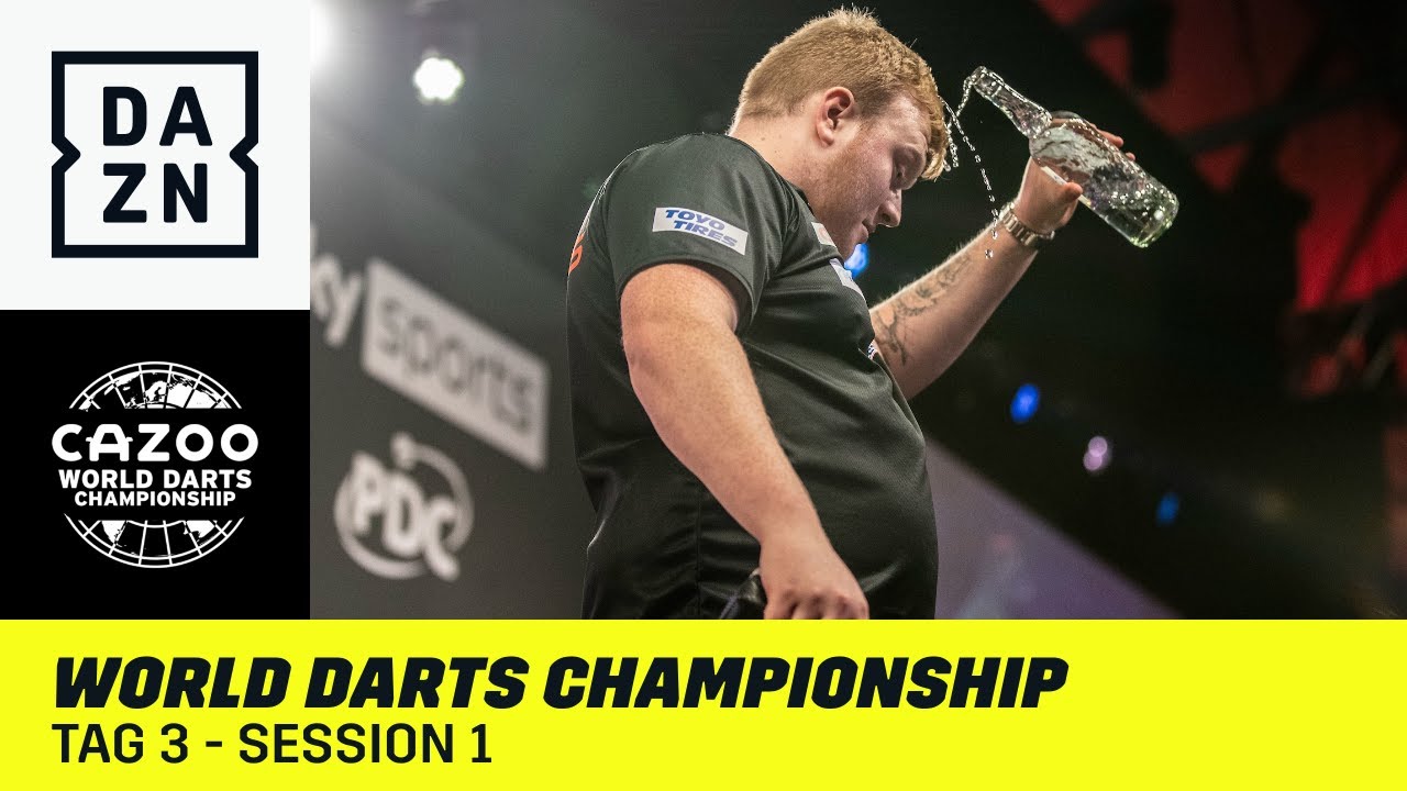 High Finishes, Decider and Überraschungen World Darts Championship Tag 3 - Session 1 DAZN