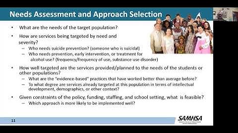 SAP WEBINAR SERIES: Webinar #5 – Program Evaluation and Improvement