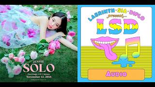 JENNIE vs. LSD - Solo Audio (Mashup) [V1]